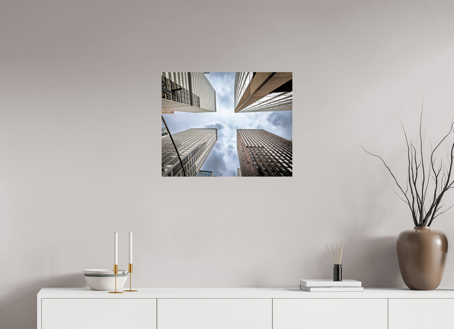 25 x 20″, Photo Print Under Acrylic Glass New York - Urban Canyon