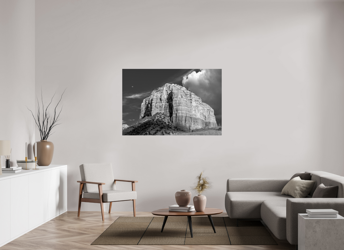 60 x 40″, Photo Print On Fuji Crystal DP II Arizona - Courthouse Butte @ Sedona