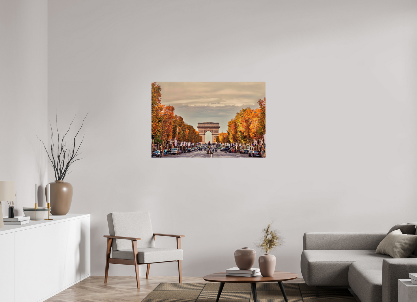 45 x 30″, Photo Print On Fuji Crystal DP II Paris - Autumn in Paris