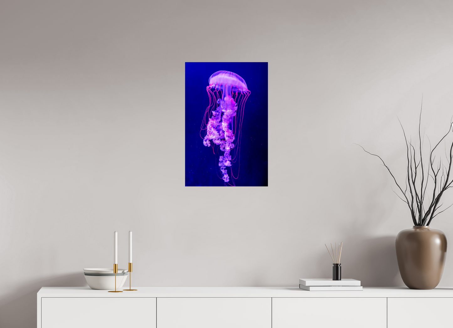16 x 24″, Photo Print On Fuji Crystal DP II Electric Dreams – Fine Art Jellyfish Photography Print