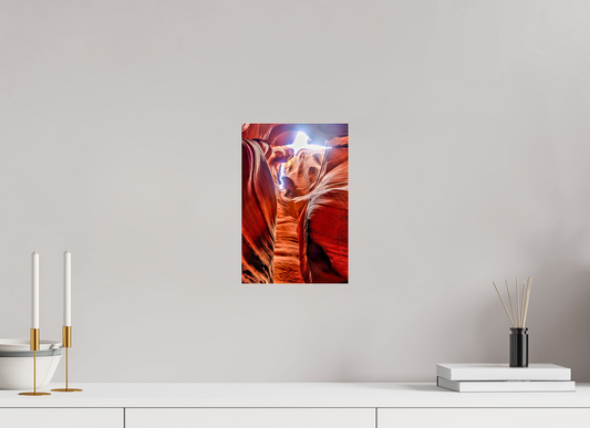 8 x 12″, Photo Print Under Acrylic Glass Arizona - Light Between the Stones — Slot Canyon Fine Art Photograph