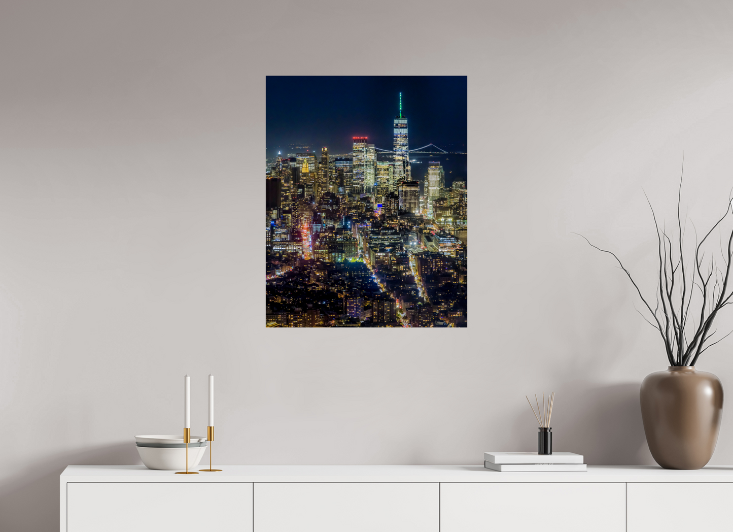 New York - Night Skyline