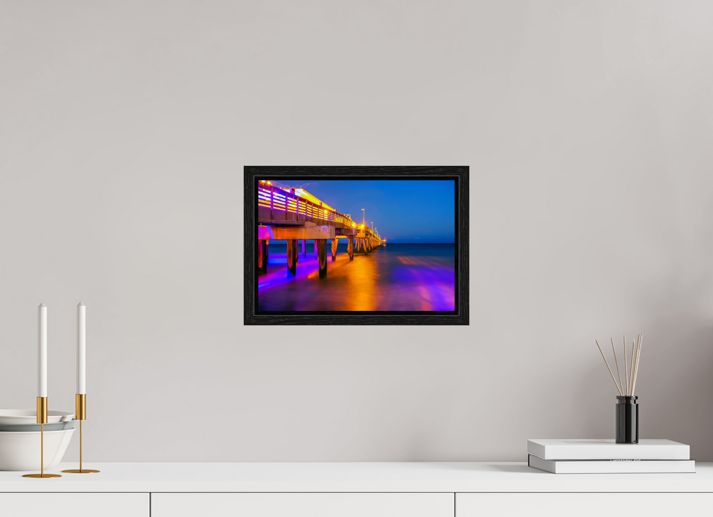 Florida - Dania Beach Pier by Night